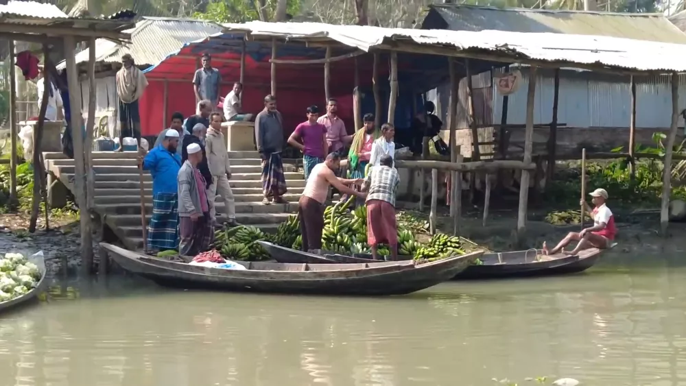 Барисал (Бангладеш) - плавучие рынки