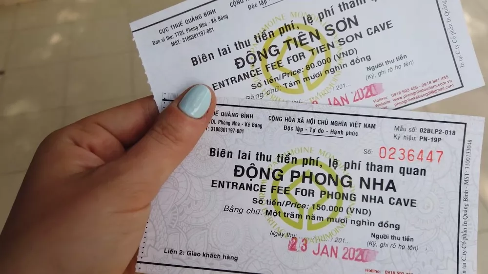 Билеты в пещеру Фонгня-Кебанг