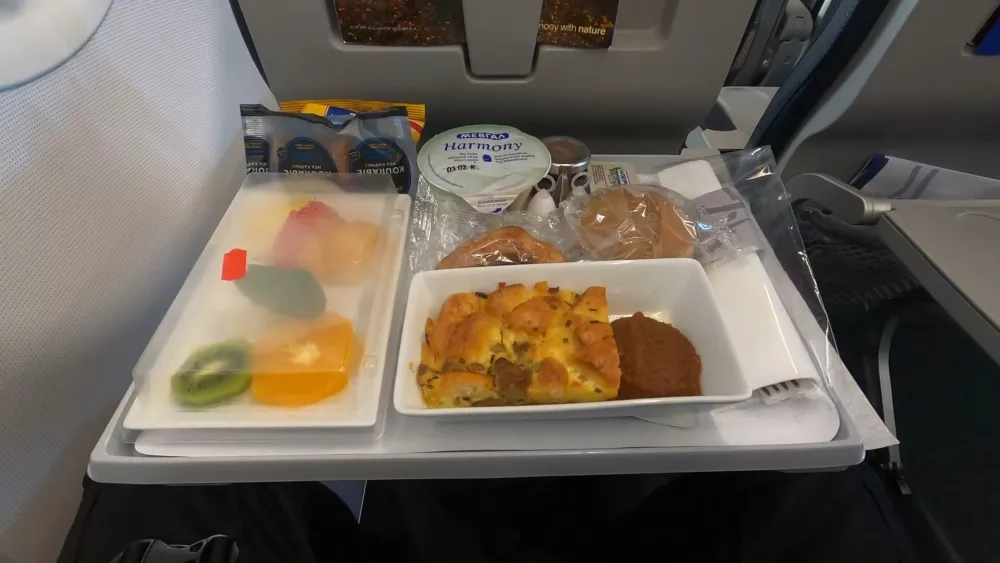 Чем кормят на борту самолетов Aegean Airlines