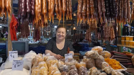 Грузинские сладости на рынках Грузии