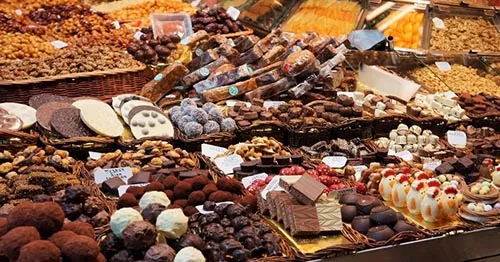 шоколадный фестиваль в Перуджа