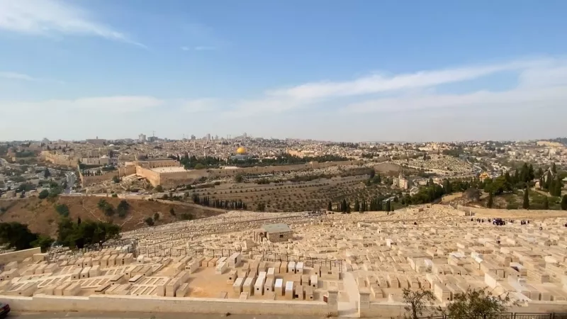 Вид с Масличной горы на Иерусалим