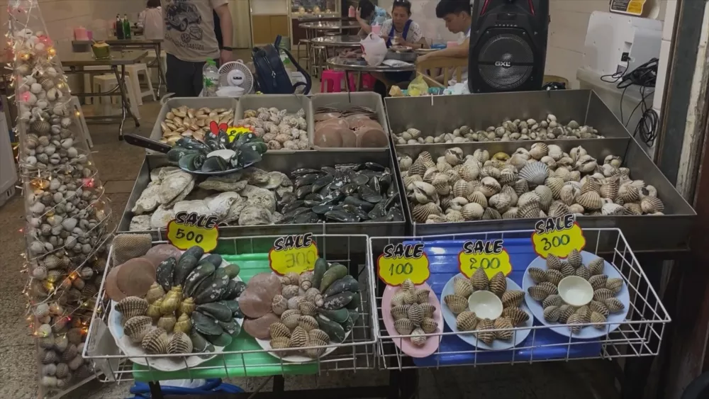 Морепродукты на рынках Бангкока