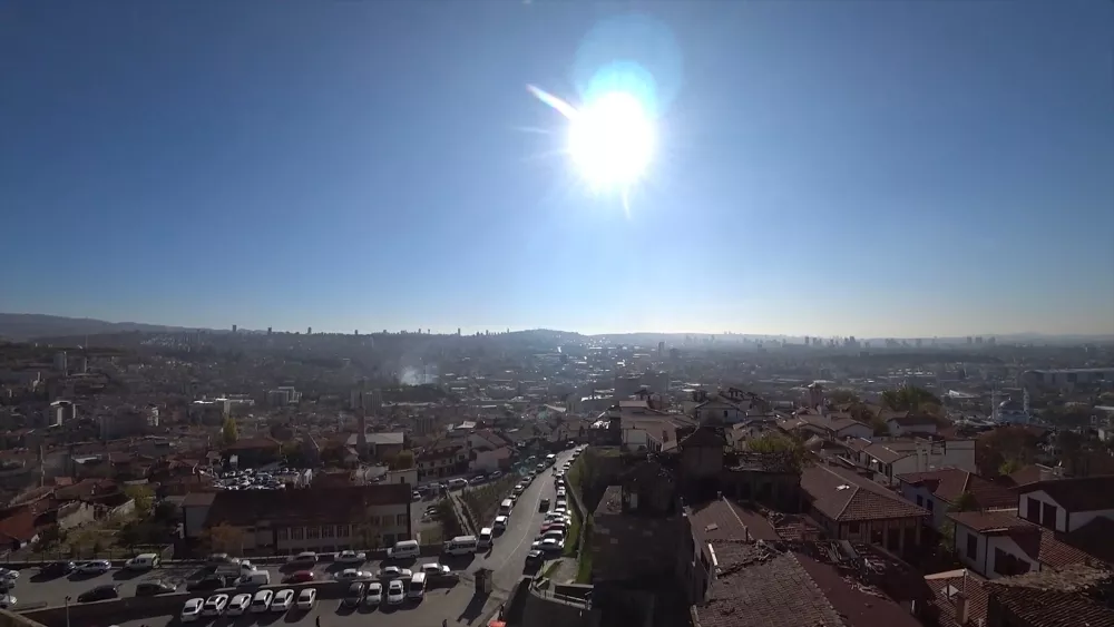 Панорама столицы Турции с высоты птичьего полета