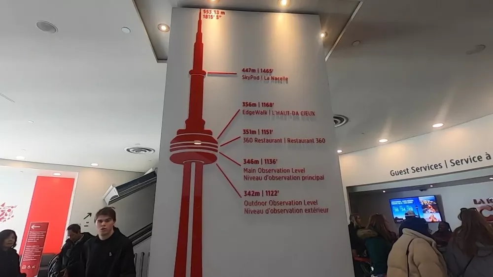 План-схема башни CN Tower