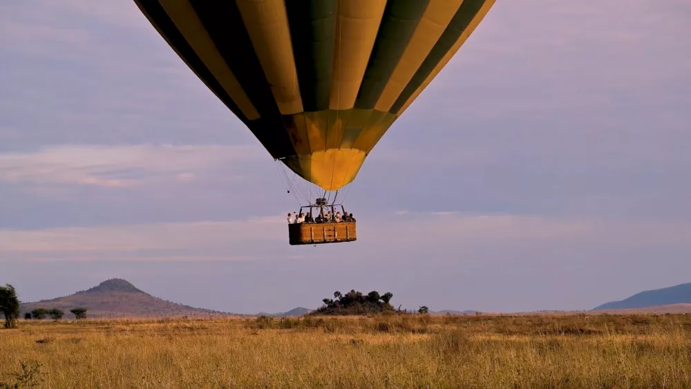 Путешествие по Танзании на воздушном шаре
