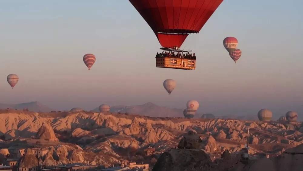 Полетом на воздушном шаре в Каппадокии