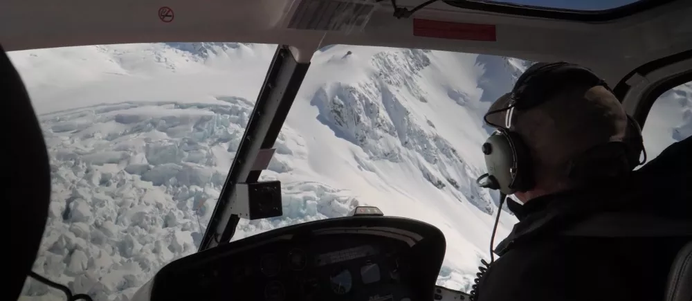 Полеты над ледниками Маунт Кук
