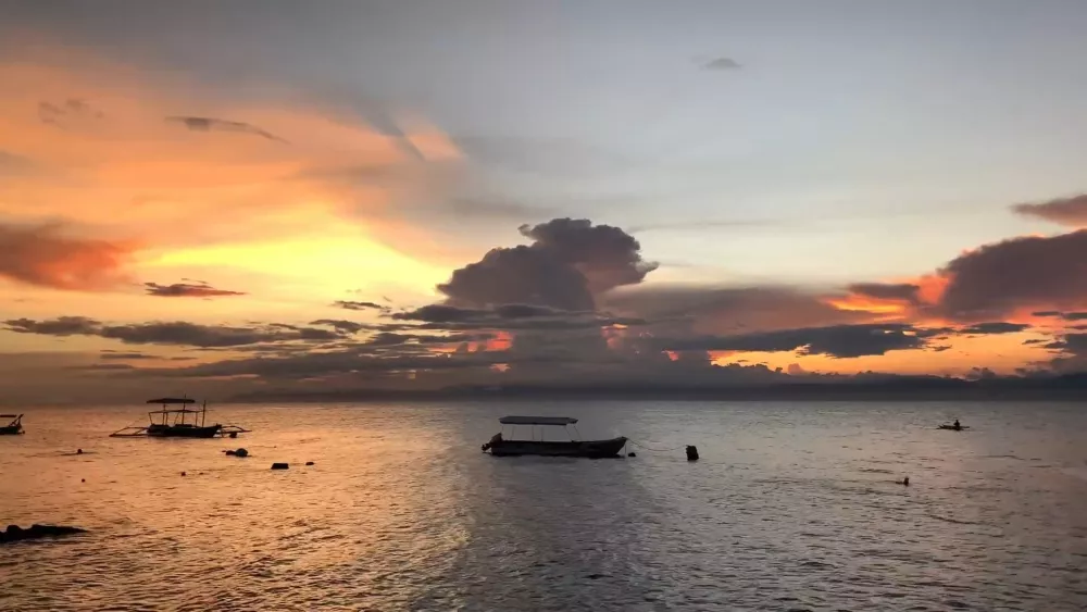 Прекрасные закаты на острове Себу