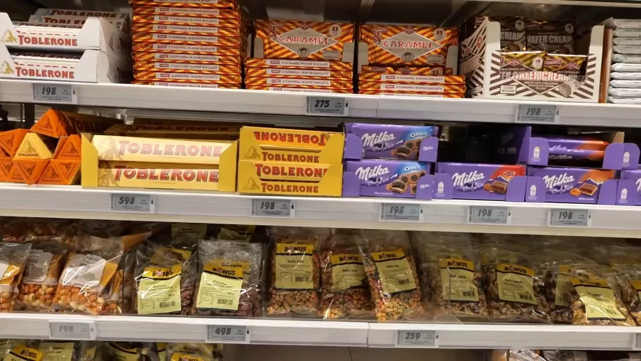 Продукты в магазинах Исландии