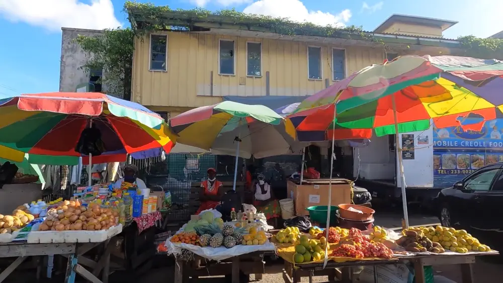 Продуктовые рынки на улицах Джорджтауна
