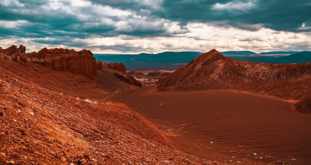 Пустыня Атакама в Чили – один из самых засушливых регионов в мире
