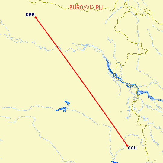 перелет Kolkata — Дарбханга на карте