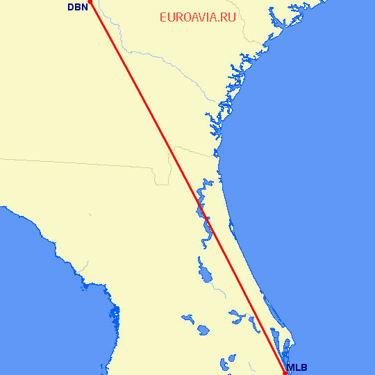 перелет Дублин — Мельбурн на карте