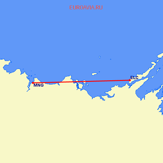 перелет Maningrida — Elcho Island на карте