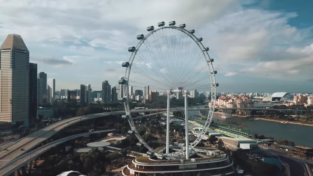 Сингапурское колесо обозрения Flyer