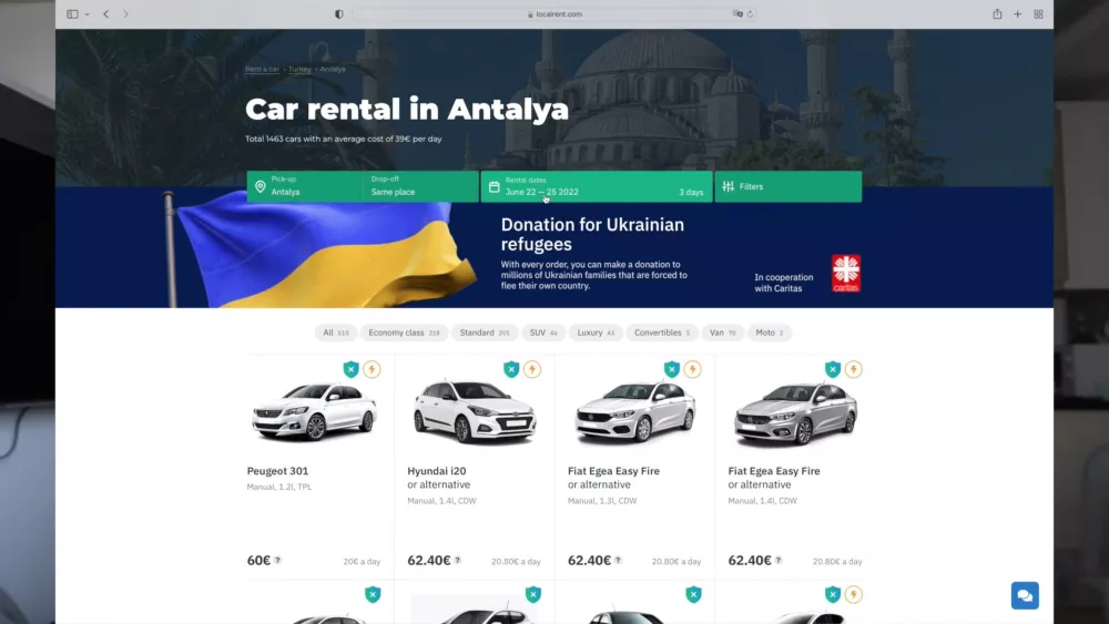 Сколько стоит аренда автомобиля на Турецкой Ривьере?