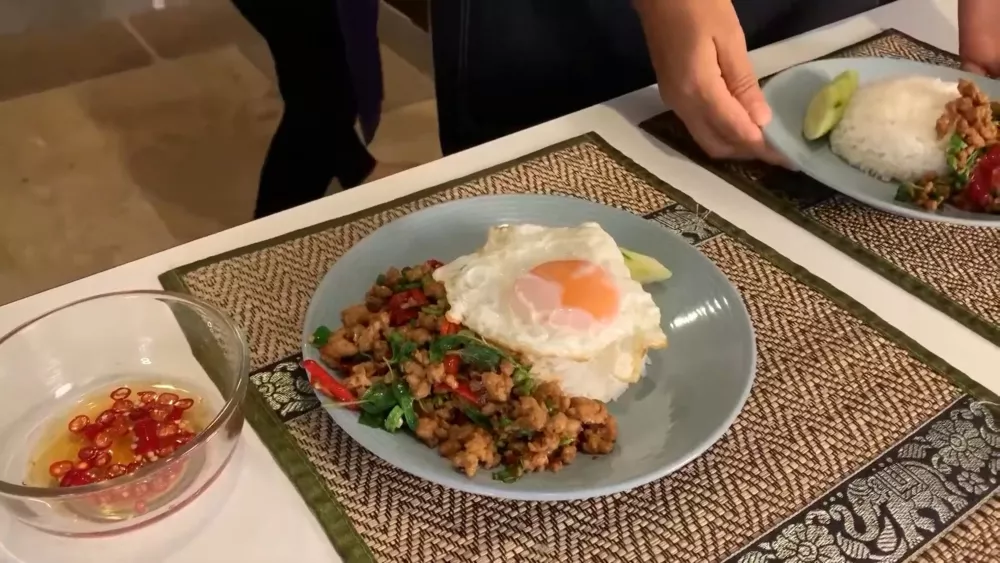 Тайское блюдо - Пад Кра Пао