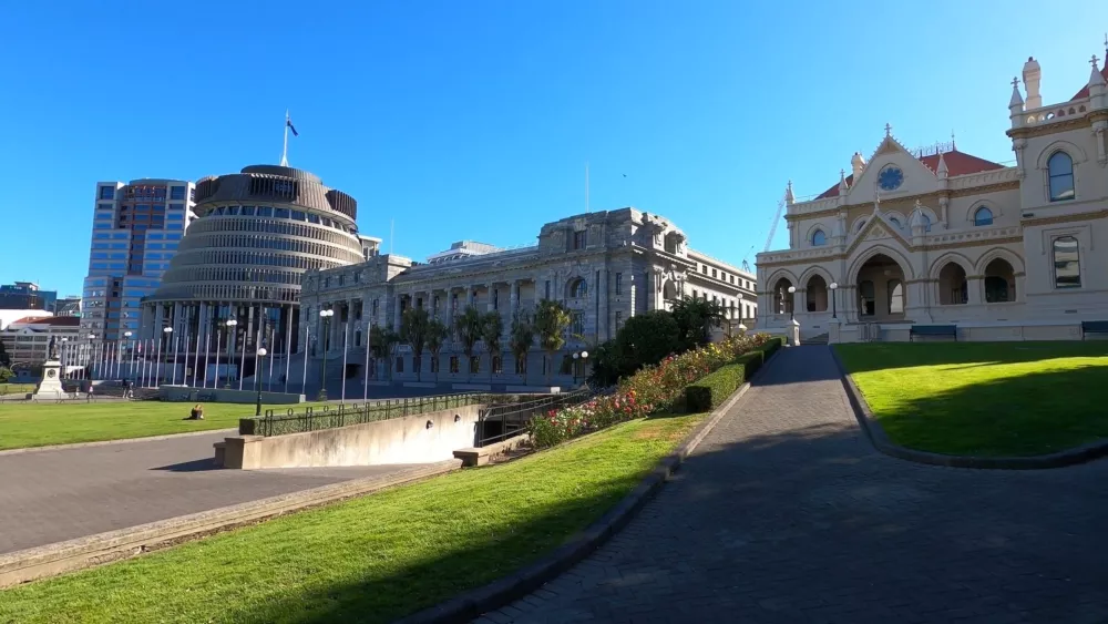 Улей — одно из зданий парламентского комплекса в Веллингтоне, столице Новой Зеландии