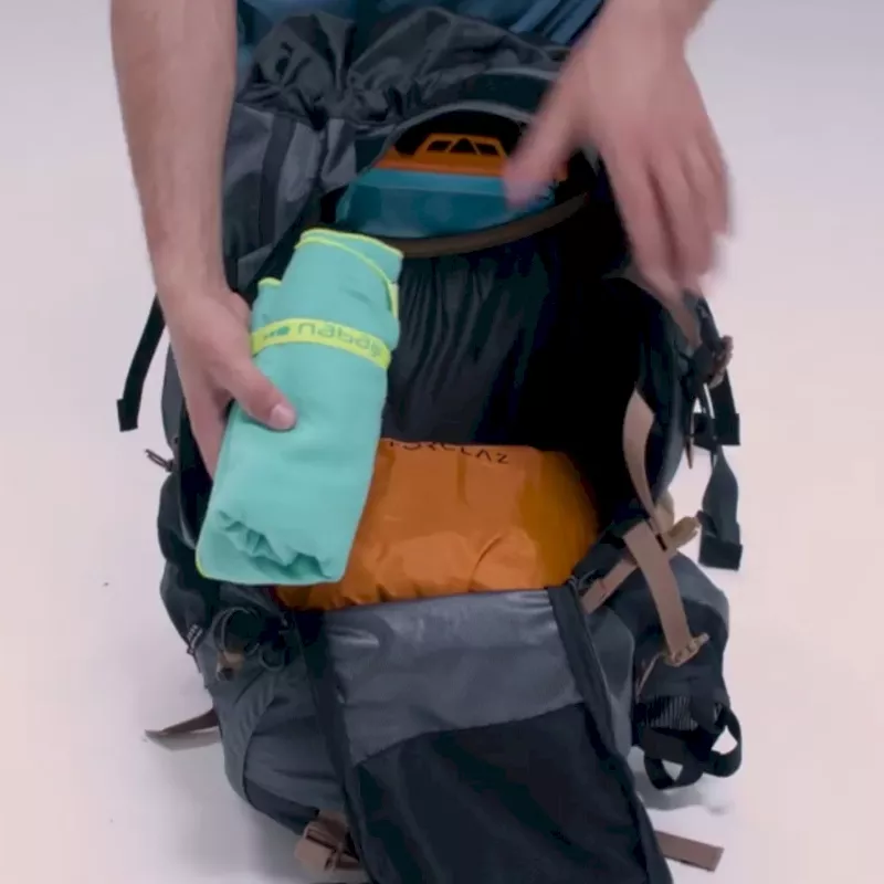 Упаковка рюкзака - шаг 1