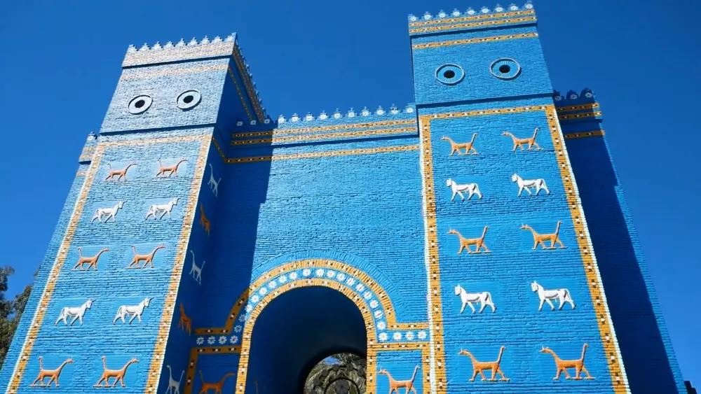 Вавилонский дворец - северные ворота Иштар