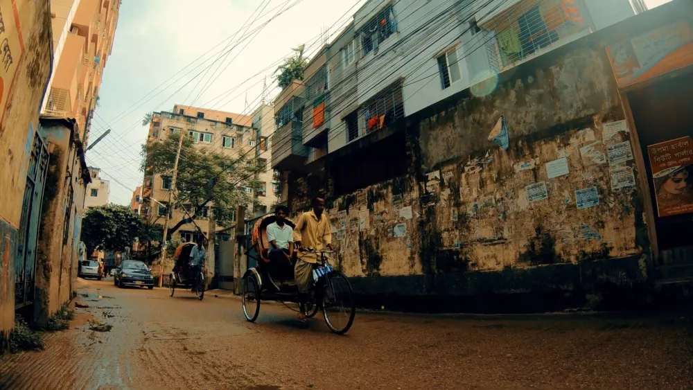 Велорикши - основной транспорт в Бангладеш