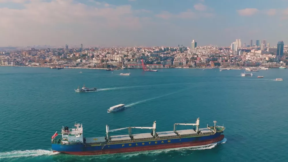 Вид на Стамбул со стороны Босфорского пролива