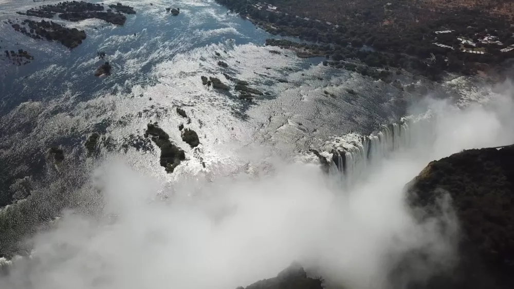Водопад Виктория в Зимбабве