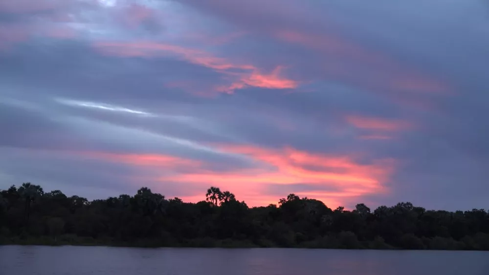 Закат над рекой Замбези