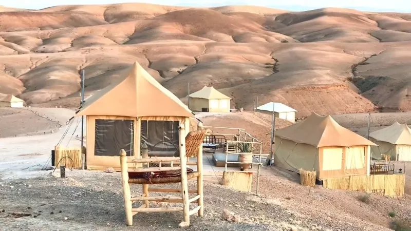Кемпинг в пустыне - Марокко